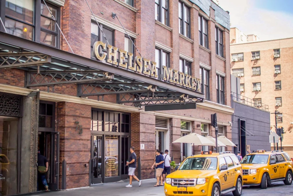 Chelsea Market sign in NYC