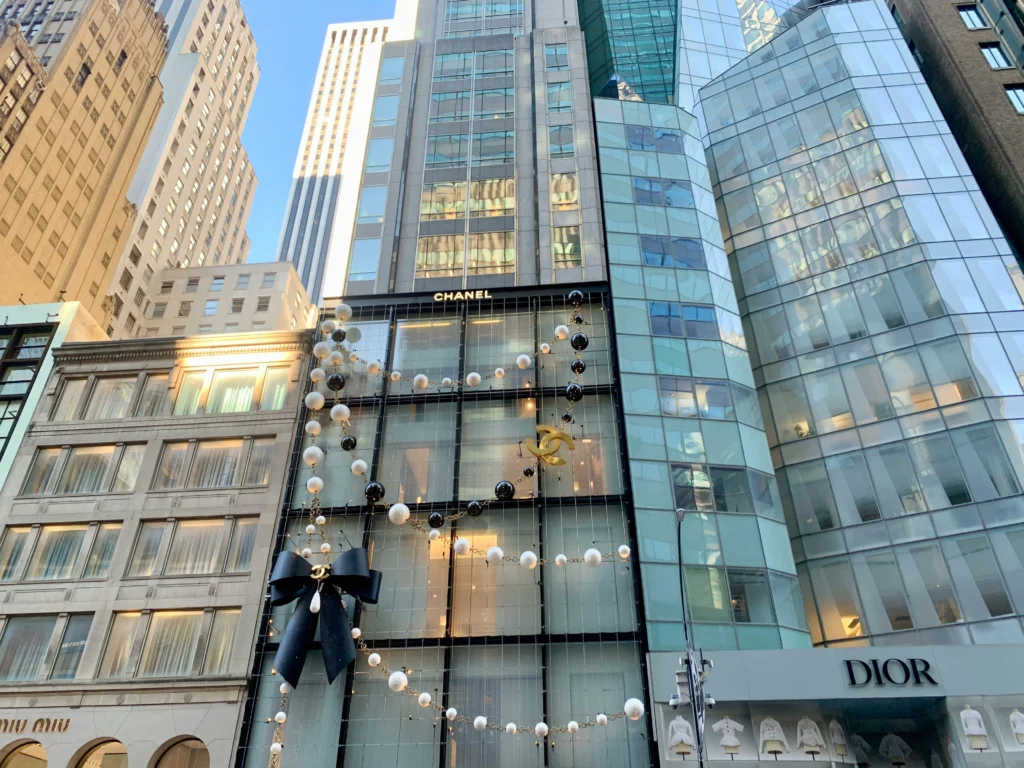 Designer storefronts in New York City