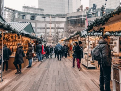 Christmas shopping in New York