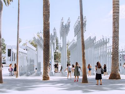 LACMA outdoor installation in Los Angeles