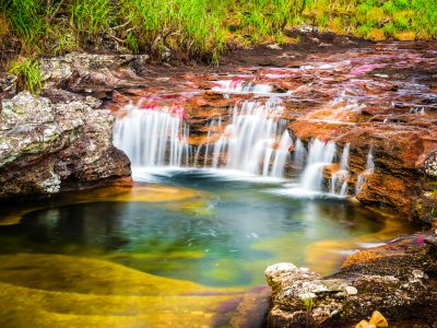 River landscape in Colombia, Cano Cristales