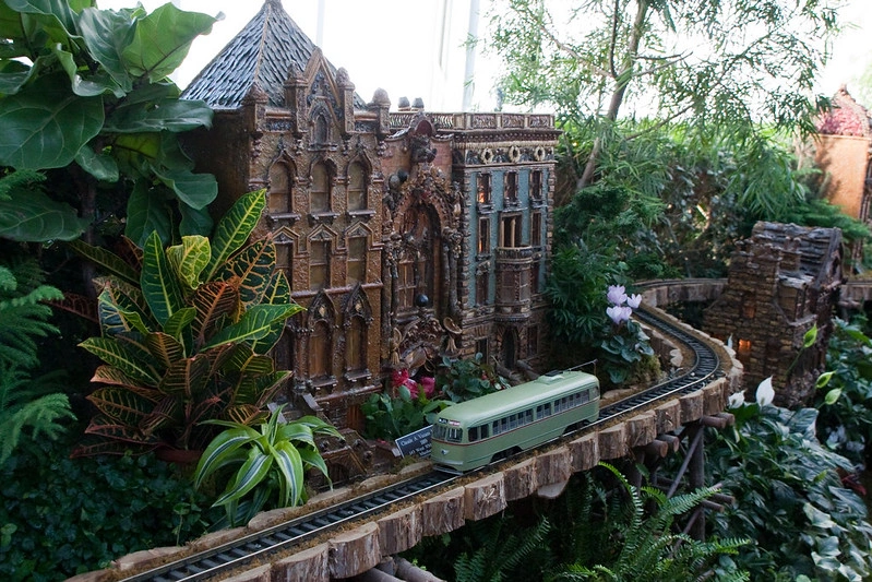The Holiday Train show in New York Botanical Garden