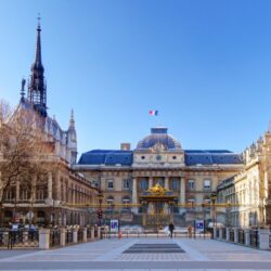 The Palais de Justice in Paris during Notre-Dame walking tour
