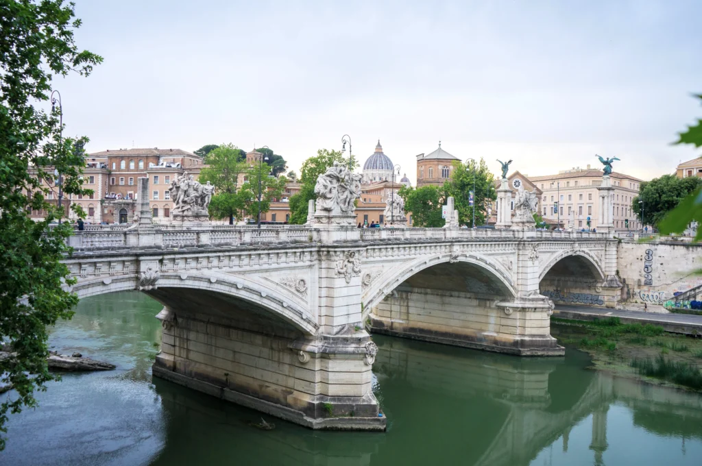 Sant'Angelo bridge in Rome