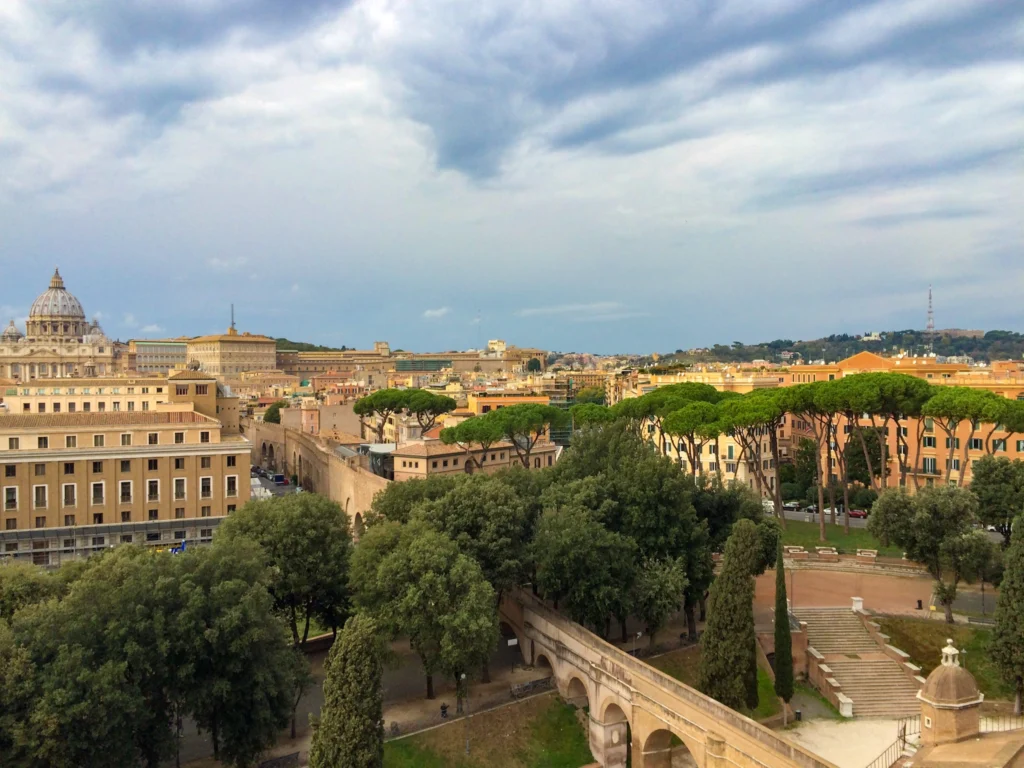 View from Castel Sant'Angelo in Rome
