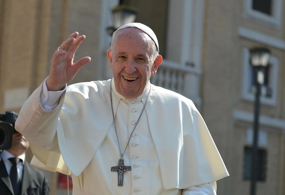 Close up of Pope Francis