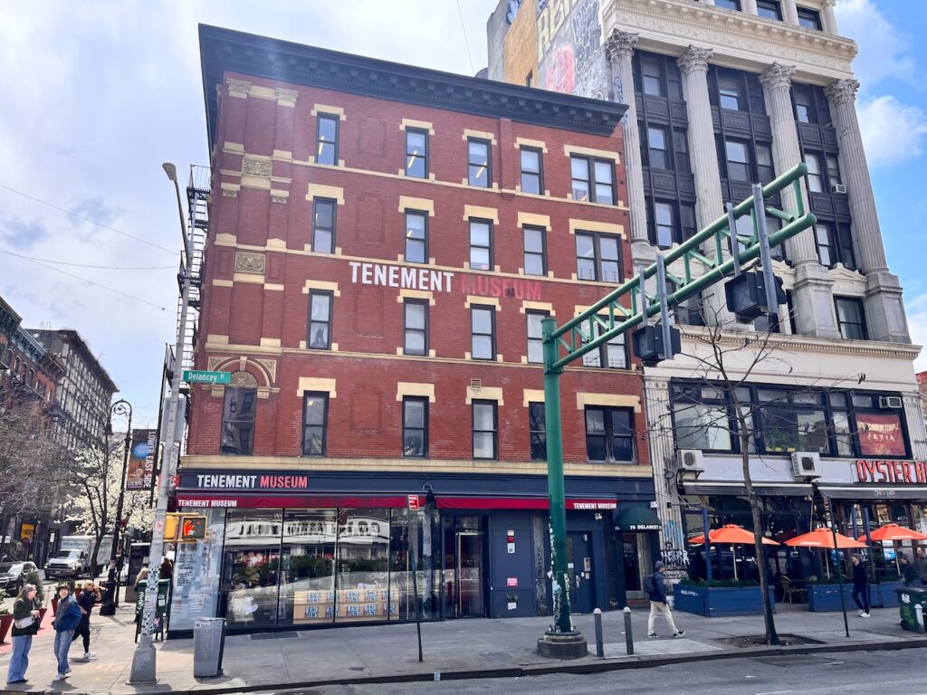 Exterior Entrance of Tenement Museum in NYC