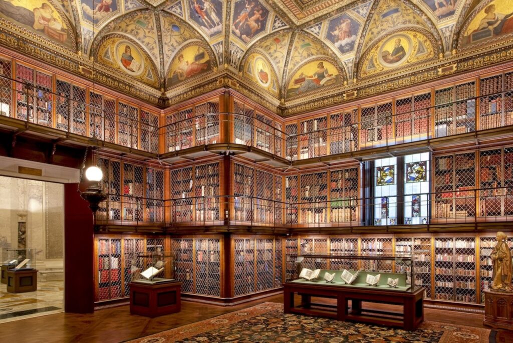 South East View of Morgan Library in NYC