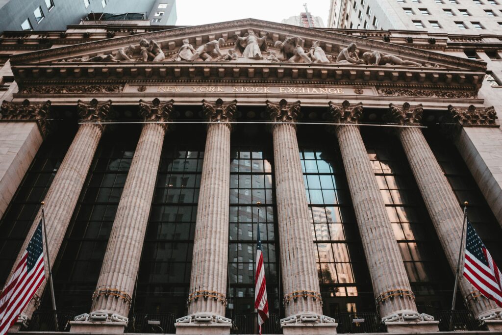 Entrance of New York Stock Exchange