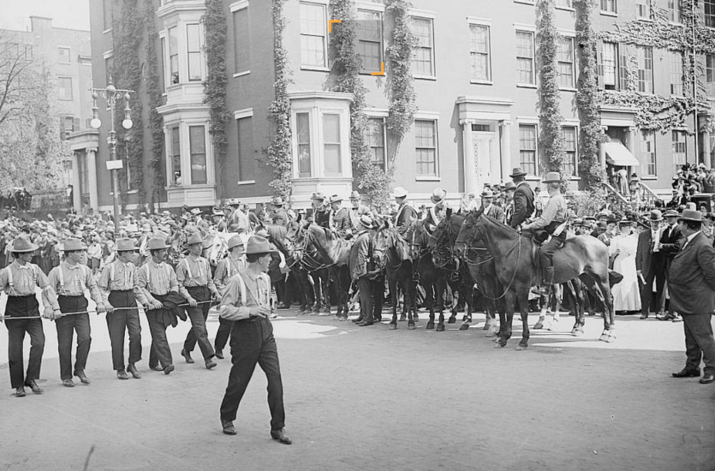 Historic photo of Labor Day parade