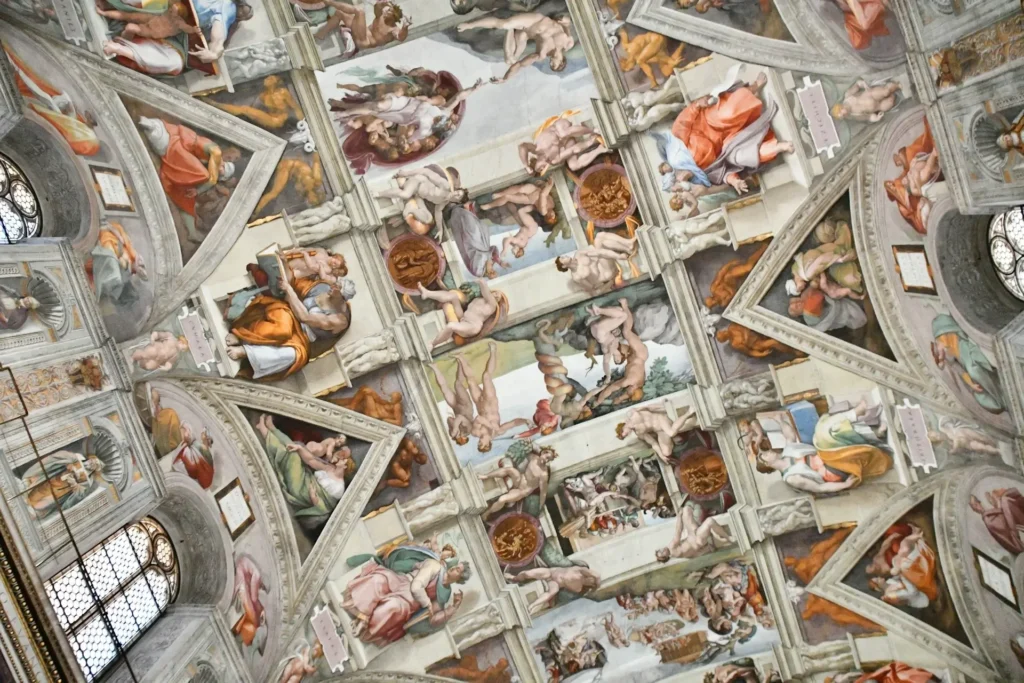 Ceiling of Sistine Chapel