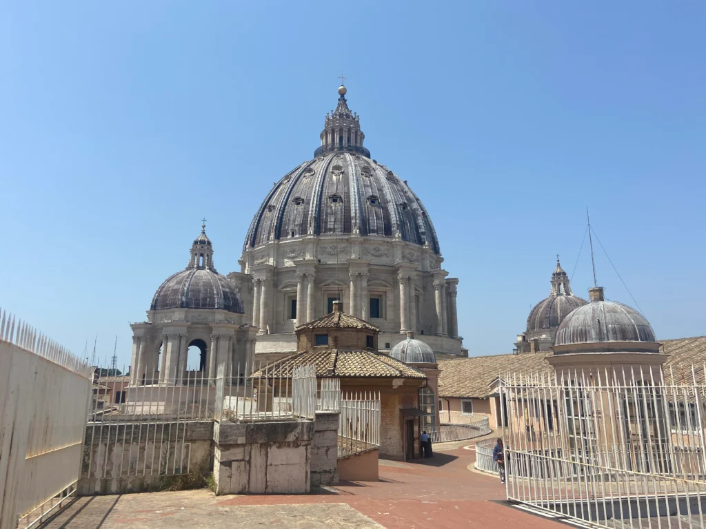 Up St Peter's Dome in Rome