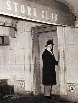 Sherman Billingsley outside the Stork Club in NYC