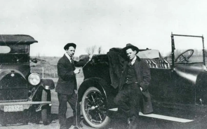 Sherman and Ora Billingsley loading liquor