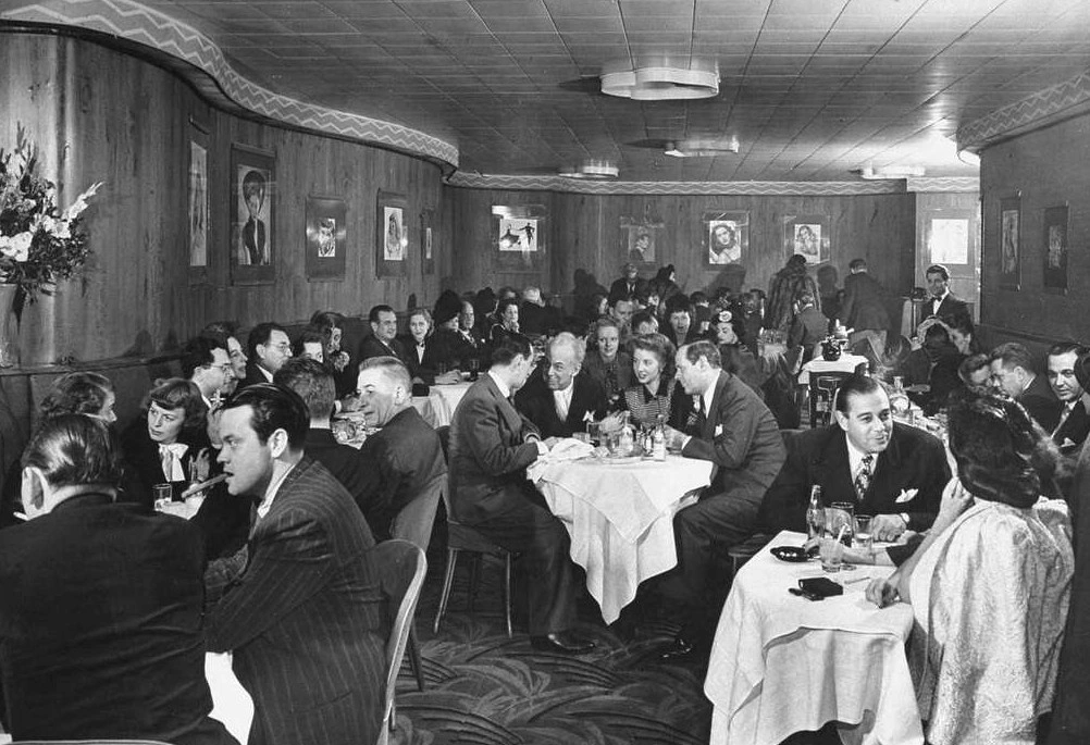 The Stork Club cub room in November 1944