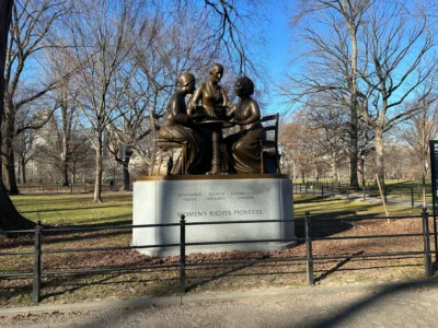 Women's Rights Pioneers statute, Mall in Central Park