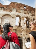 colosseum with guide