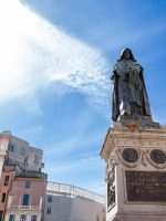 Giordano Brvno statue in Campo de' Fiori in Rome