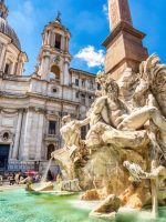Piazza Navona fountain in Rome