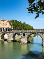 Ponte Sisto crossing the Tiber River