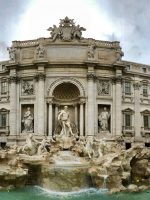Trevi Fountain in Rome during daytime