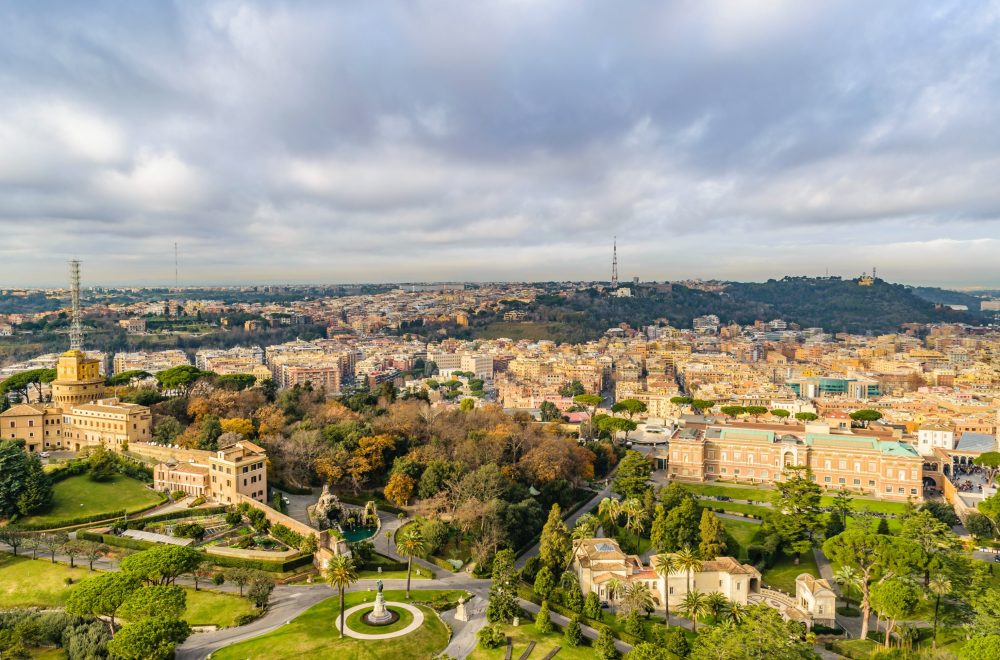 Aerial view of the Vatican Gardens from St. Peter’s Basilica (1) (1)