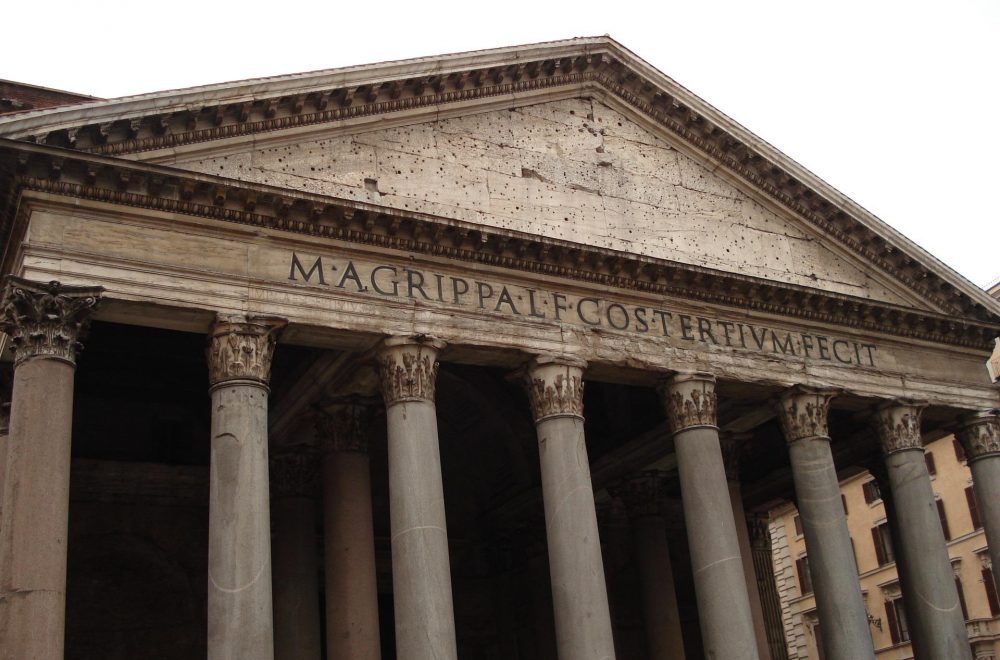 pantheon exterior closeup