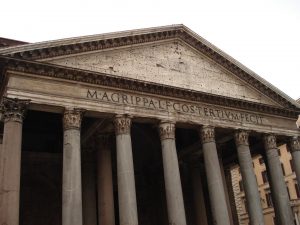 pantheon exterior closeup